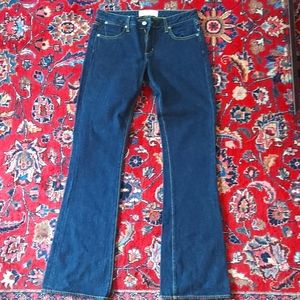 Paperdenim&cloth womens jeans, sz 28, flare leg, dark blue denim. NWT!